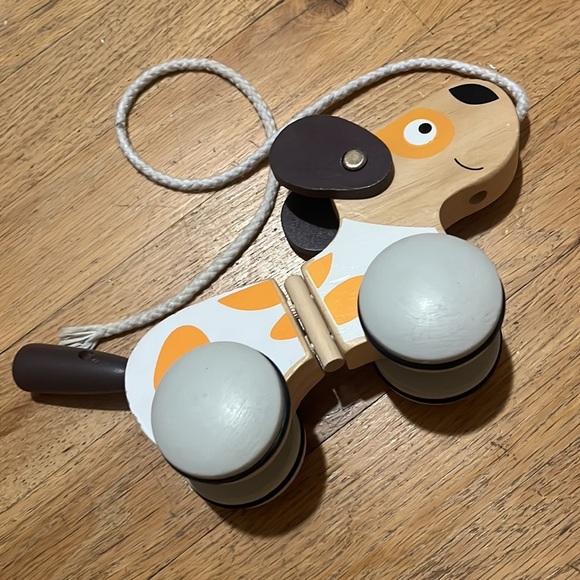 Polar B Wooden Dog Pull Toy - Picture 4 of 6